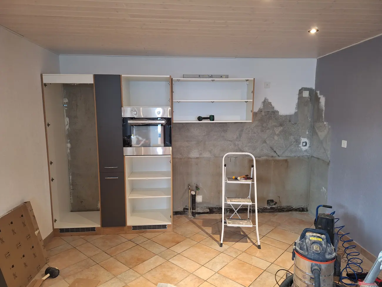 Montage des meubles de cuisine